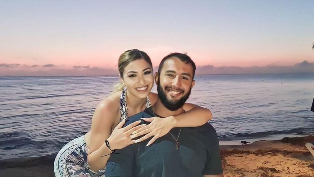 Dominick Reyes with his Wife Brenda Lupian