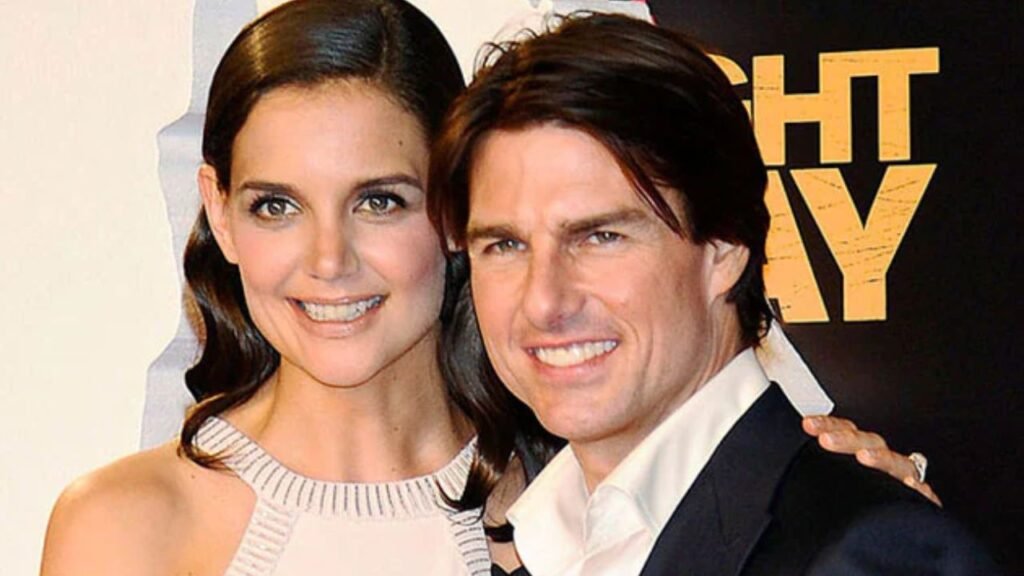 Tom Cruise with his wife Katie Holmes
