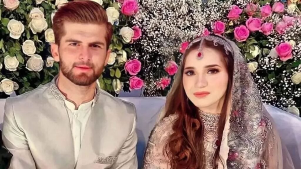 Shaheen Afridi is married to Ansha Afridi.