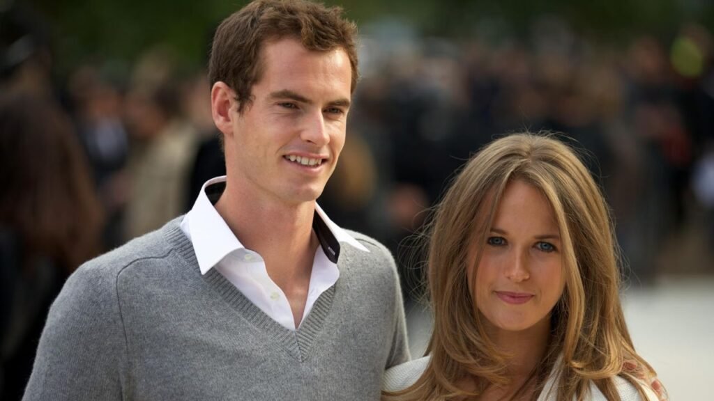 Andy Murray with his wife Kim Sears.