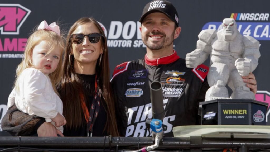 Josh Berry with his wife Whitney Berry.