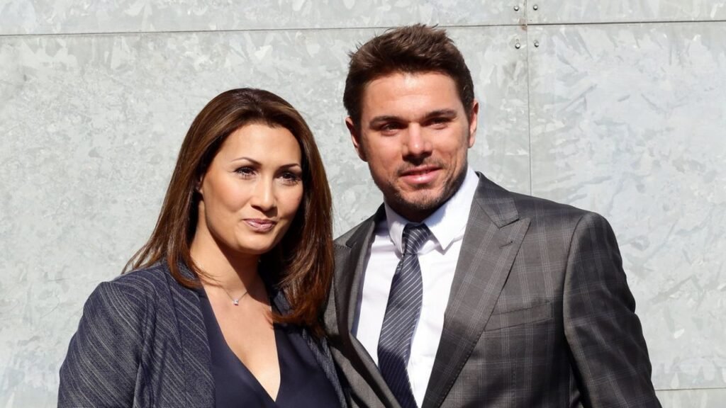 Stan Wawrinka with his wife Ilham Vuilloud.