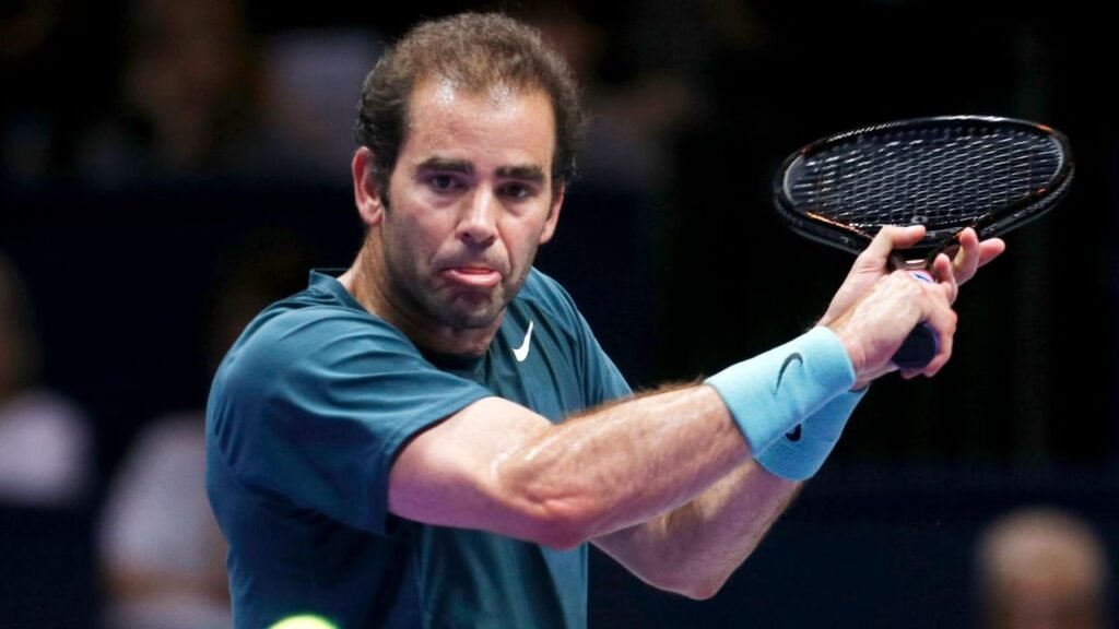 Tennis player Pete Sampras.