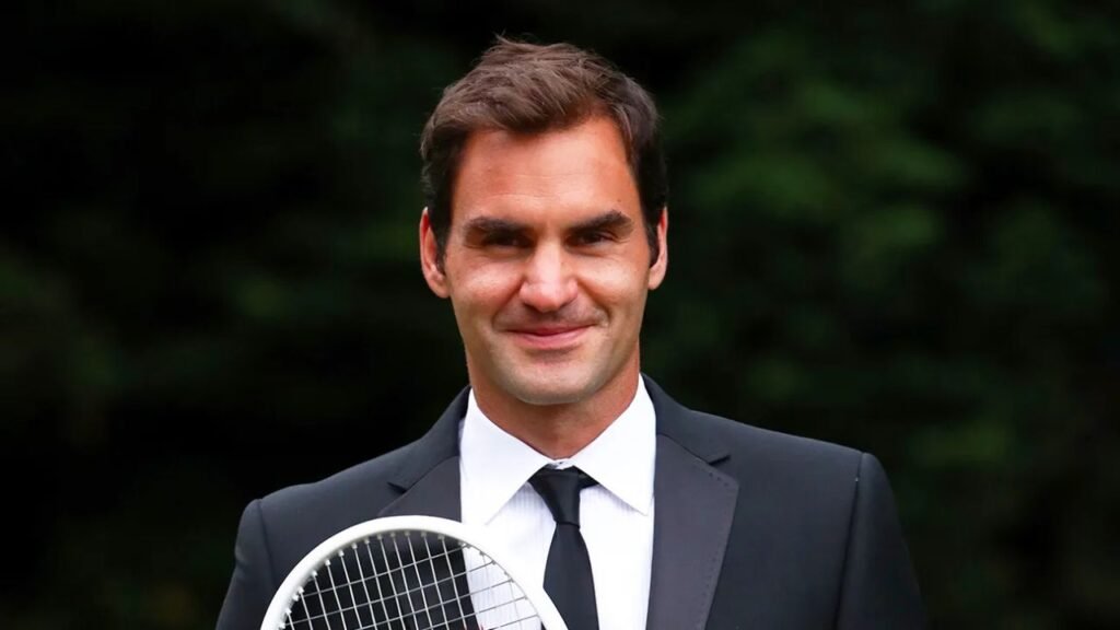 Tennis player Roger Federer.